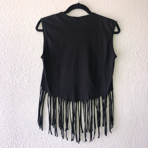 Vintage Harley Davidson Fringe Tank Top - Picture 7 of 8